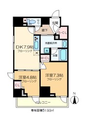 Rising Place Kameidoの物件間取画像